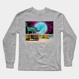 Retro Space Motel Long Sleeve T-Shirt